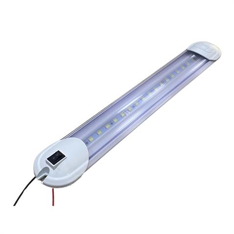 24V FLORESAN TAVAN LAMBASI ANAHTARLI BEYAZ (LEDLİ) (380*50*15 MM)