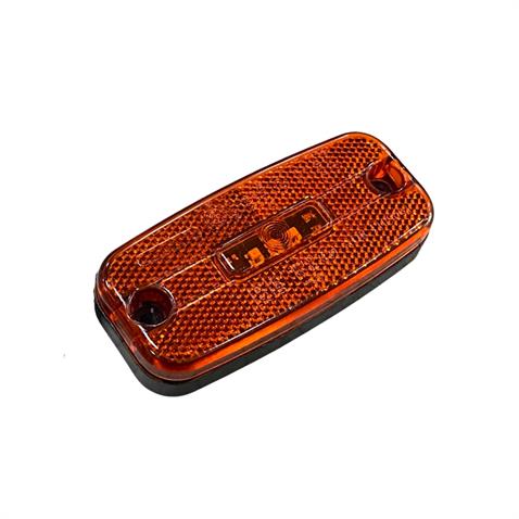 SERTPLAS 12V-24V DORSE YAN LAMBASI SİDE MARKER SARI (3 LEDLİ) (111*51 MM)