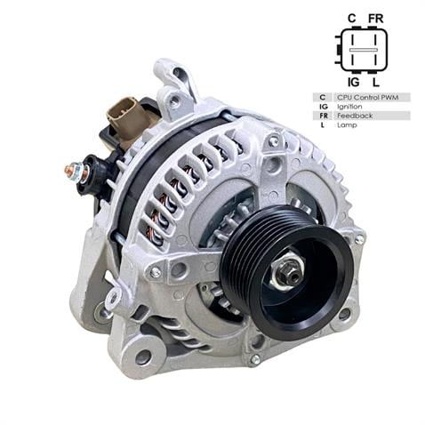 12V ALTERNATÖR DİNAMO 130 A (C-IG-FR-L) (4 FİŞ) HONDA ACCORD/CR-V 2007 >