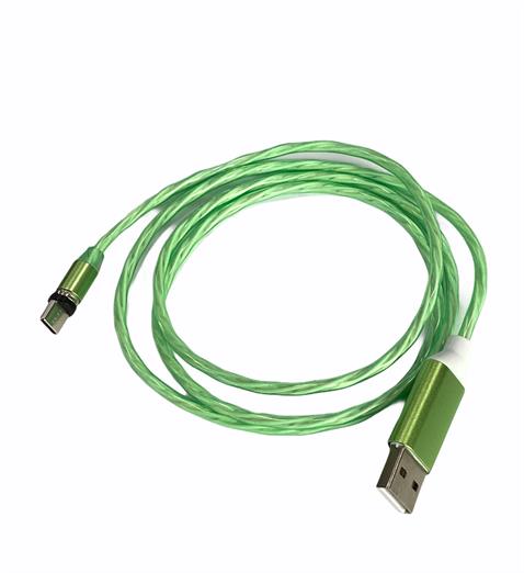 TELEFON ŞARJ KABLOSU TYPE-C (MIKNATISLI) (IŞIKLI)