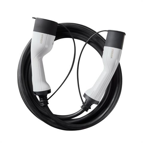 OSRAM 480V AC ELEKTRİKLİ ARAÇ ŞARJ KABLOSU TİP2 (3 FAZLI) (32 A) (22000W) (5 MT)