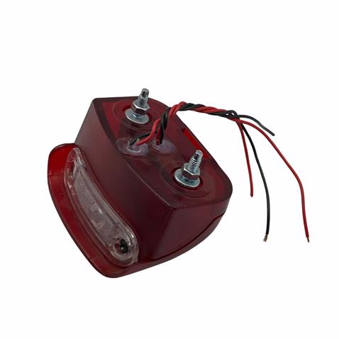 12V-24V PLAKA-POZİSYON LAMBASI LEDLİ (KIRMIZI) (83*47 MM)