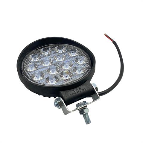 10V-80V ÇALIŞMA LAMBASI YUVARLAK (14 X 3W POWER LEDLİ) 