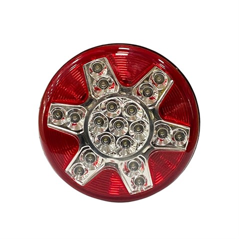 12V GERİ VİTES LAMBASI LEDLİ (YUVARLAK 122 MM) GÜLERYÜZ COBRA-MITSUBISHI-OTOKAR-TEMSA
