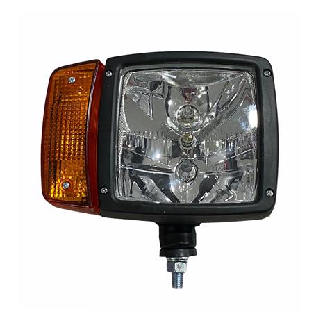 12V ÖN FAR SİNYALLİ (SOKETLİ ALTTAN BAĞLANTILI) İŞ MAKİNASI SAĞ