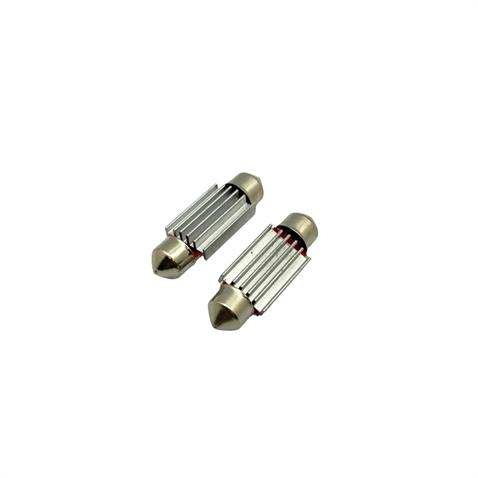 12V-24V SOFİT AMPUL 12 LEDLİ SARI (36 MM) (2 AD)
