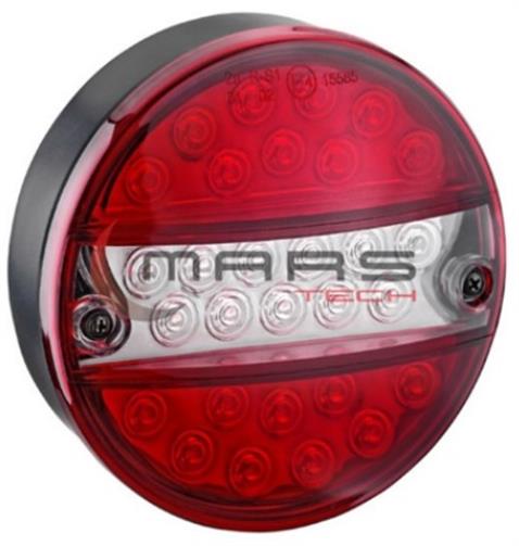 MARS 24V STOP LAMBASI YUVARLAK (LEDLİ) (4 FONKSİYONLU) (140*60 MM)