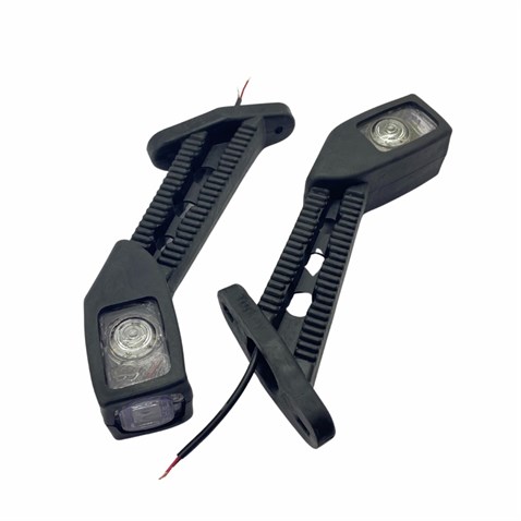 12V-24V KRONE DORSE DIŞ İŞARET BOYNUZ TAKOZ LAMBASI UZUN EĞRİ (LEDLİ) SARI-KIRMIZI-BEYAZ (2 AD)