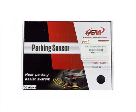 PARK SENSÖRÜ SES İKAZLI (18 MM) SİYAH