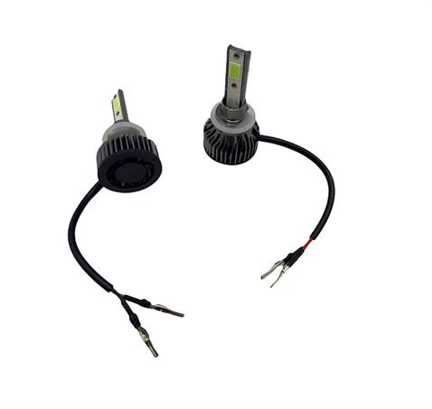 12V-24V H27 COB LED XENON FAR AMPUL SETİ 10.000K 8000 LÜMEN (BUZ MAVİ)