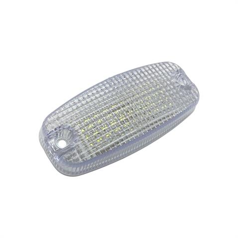 12V ÇAKAR LAMBA LEDLİ (BEYAZ/BEYAZ) (120*54 MM)