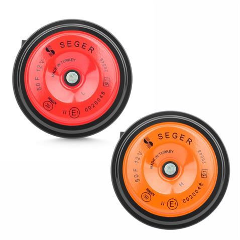 SEGER 12V DİDİT KORNA 118 dB 335/435 HZ (SOKETLİ) (TAKIM) TOYOTA