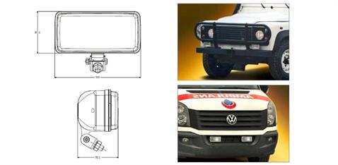 FARBA SİS LAMBASI UNIVERSAL BEYAZ (160*80) (2 AD)
