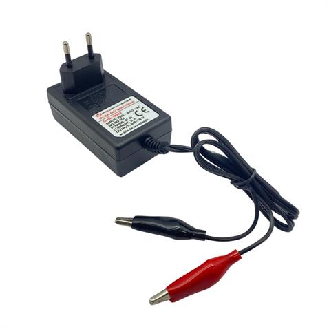 6V ŞARJ REDRESÖRÜ (AKÜ ŞARJ CİHAZI) (ADAPTÖRÜ) OTOMATİK IŞIKLI 2000 mA (2 A)