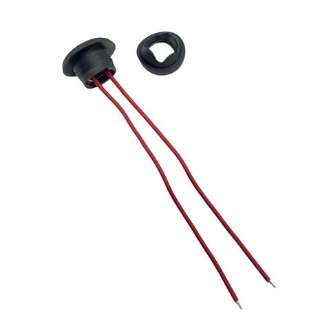 FRISTOM 12V-24V GÖZ-AYNA ALTI-GÜNDÜZ SÜRÜŞ LAMBASI LED KIRMIZI (ÇAP:20 MM) E9