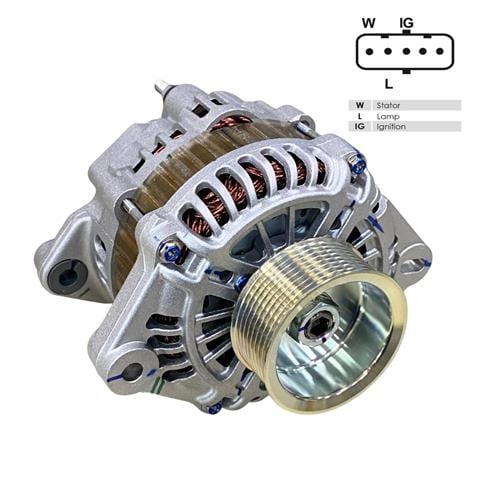MITSUBISHI 24V ALTERNATÖR DİNAMO 130 A (5 FİŞ SOKETLİ) (W-L-IG . .) FORD CARGO OEM