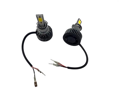 12V-24V H3 COB LED XENON FAR AMPUL SETİ 2000K 8000 LÜMEN (ALTIN SARI) 