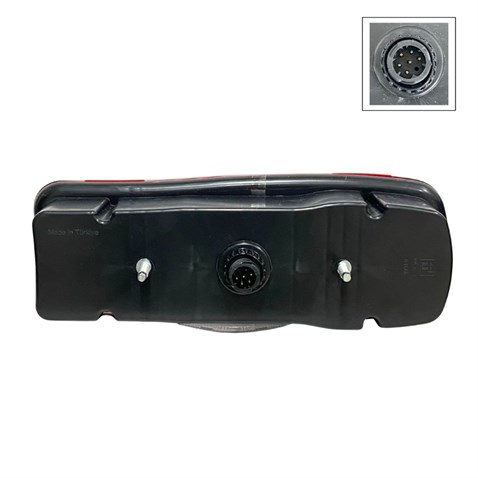 STOP LAMBASI SOKETLİ PLAKALI (E ONAYLI) (350*130 MM) IVECO DAILY SOL