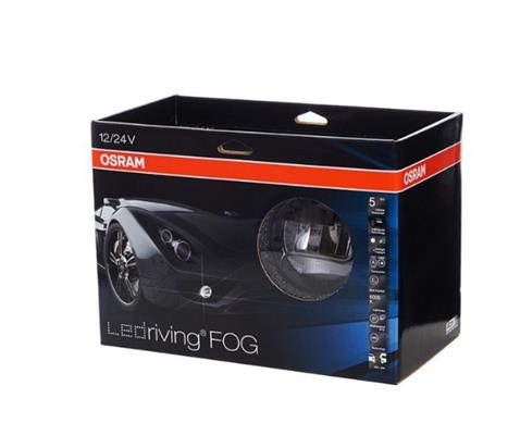 OSRAM 12V-24V GÜNDÜZ SÜRÜŞ LAMBASI LED 6000K (SİS LAMBASI) (3 FONKSİYONLU) (2 AD)