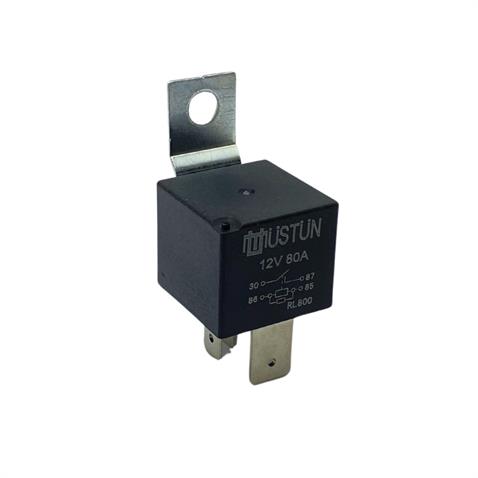 12V RÖLE 4 UÇLU 80 A (2 UÇ KÜÇÜK / 2 UÇ BÜYÜK) (6.3 MM / 9.5 MM)