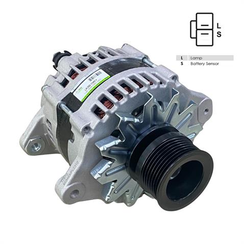 24V ALTERNATÖR DİNAMO HITACHI TİPİ 80 A ISUZU NLR 85/NPR 75/NQR 15 (4HK1/4JJ1 MOTOR)
