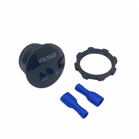 6V-32V DİJİTAL VOLTMETRE (BOMBELİ TİP) (KIRMIZI IŞIK) (28 MM)