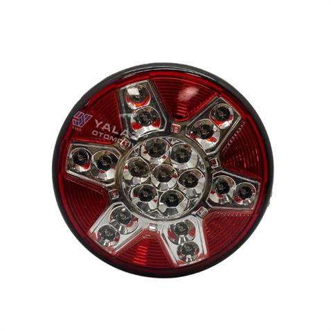 FARPLAS 24V PARK-SİNYAL-STOP LAMBASI LEDLİ (YUVARLAK) GÜLERYÜZ COBRA-MITSUBISHI-OTOKAR-TEMSA (122 MM