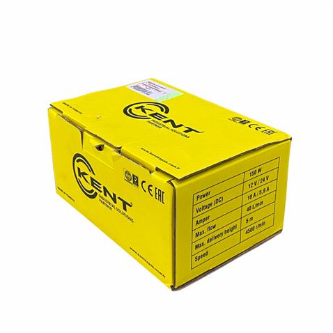 24V SIVI AKTARMA POMPASI 150W (40 LT/DK) (DIŞTAN) (GİRİ > ÇIKIŞ 19 MM) (170*95*90 MM)