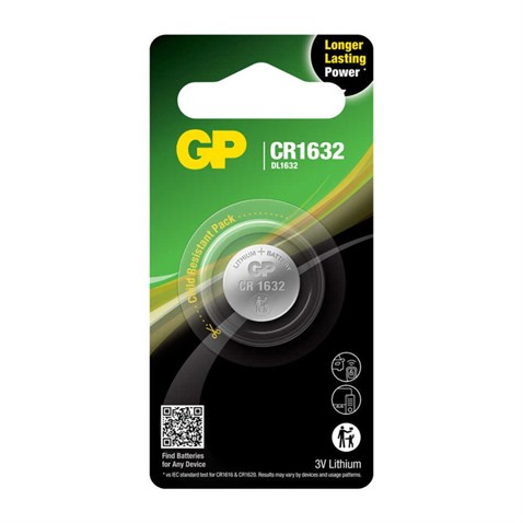 GP 3V LİTYUM PİL (16*3.2 MM) CR1632-DL1632