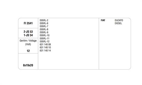 MARŞ KÖMÜRÜ MARELLI TİPİ (UZUN TİP) (4 AD)