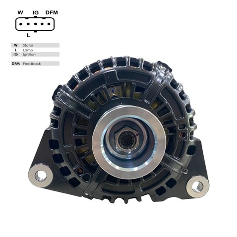 PRESTOLITE 24V ALTERNATÖR DİNAMO 120 A (SOKETLİ 5 FİŞ) (W-L-IG-DFM)