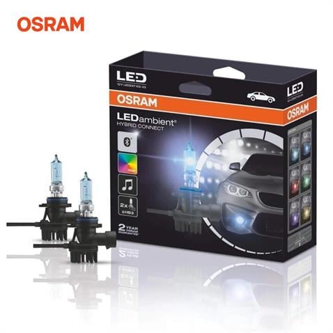 OSRAM 12V HB3 AMPUL (7 RENKLİ LED AMBİYANS--SESE DUYARLI-BLUETOOTH)