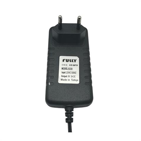 6V ŞARJ REDRESÖRÜ (AKÜ ŞARJ CİHAZI) (ADAPTÖRÜ) OTOMATİK IŞIKLI 2000 mA (2 A)