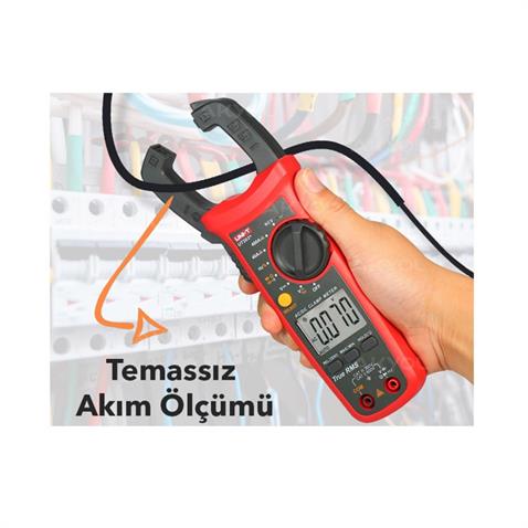 UNI-T 600V DİJİTAL EL TİPİ PENSAMPERMETRE (AC/DC KAÇAK ÖLÇER) (SES İKAZLI) 400A