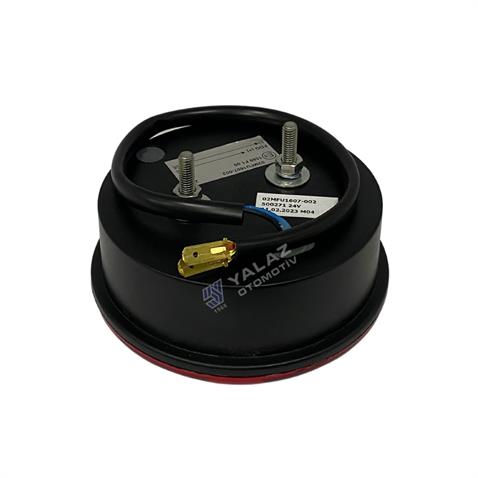 FARPLAS 24V ARKA SİS LAMBASI LEDLİ (YUVARLAK) GÜLERYÜZ COBRA-MITSUBISHI-OTOKAR-TEMSA (122 MM)