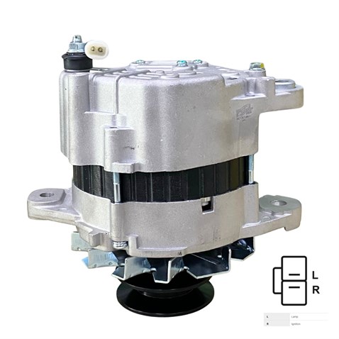 24V ALTERNATÖR DİNAMO MITSUBISHI TİPİ 80 A (L-R) (KLİMALI) MITSUBISHI CANTER/PRENSES/SAFIR
