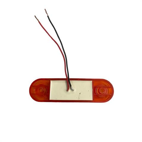 12V-24V PARMAK LAMBA 9-LEDLİ SARI GENİŞ (85*25 MM) 