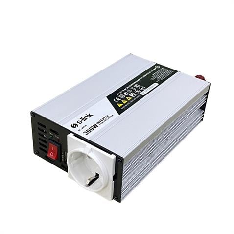 12V DC > 230V AC İNVERTER 300W (MODİFİYE SİNÜS) (ÇAKMAK FİŞLİ-MAŞALI)