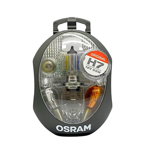OSRAM 12V H7 AMPUL-SİGORTA SETİ (ACİL SET) (9 PARÇA)