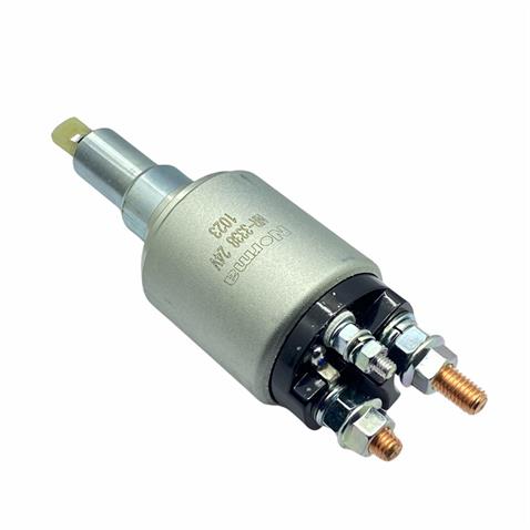 24V MARŞ OTOMATİĞİ BOSCH TİPİ (UZUN PİSTONLU) (SAĞ ÇİFT ÇIKIŞ) (İNCE BOĞAZ)