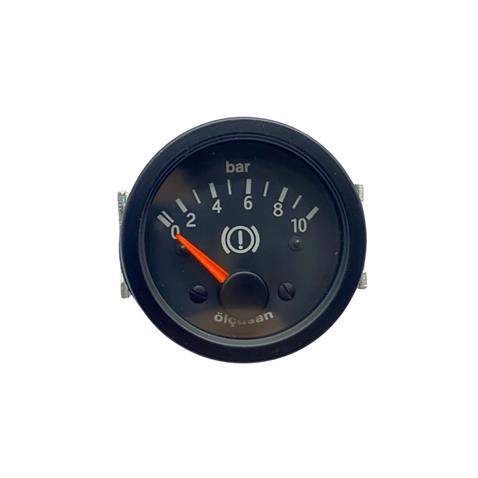 ÖLÇÜSAN HAVA SAATİ 10 BAR MEKANİK (TEK  REKORLU BORULU TİP) (52 MM)