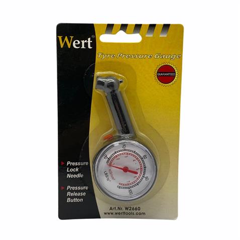 LASTİK HAVA BASINÇ ÖLÇER (0-100 psi / 0-7 bar) (ANALOG) (PLS)