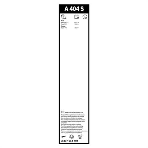 BOSCH SİLECEK SÜPÜRGESİ 700/340 MM AEROTWIN (A404S) FORD FIESTA VII/PUMA-RENAULT CAPTUR II