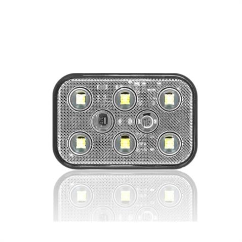 SANEL 12V PARK LAMBASI 6-LEDLİ YAPIŞKANLI 3M BANTLI SU GEÇİRMEZ BEYAZ (60*40 MM)