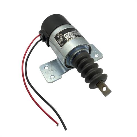 24V STOP SELENOİDİ AYAKLI (2 ÇIKIŞ KABLOLU) (PLT)