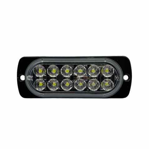 9V-36V 12 LED MİNİ BAR OFF-ROAD FONKSİYONLU ÇAKAR BEYAZ (110*40 MM)