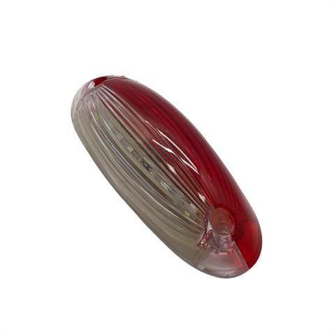 12V-24V TAMPON İZ LAMBASI-PLAKA LAMBASI 18 LEDLİ (KIRMIZI-BEYAZ) (125*46 MM)