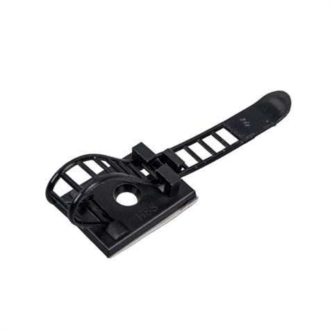 YAPIŞKAN KROŞE SİYAH (KABLO TUTUCULU) (25*17 MM)