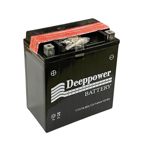 DEEPPOWER 12V 14 AH MOTOSİKLET AKÜSÜ 230 A (EN) (150*87*163) (TERS)