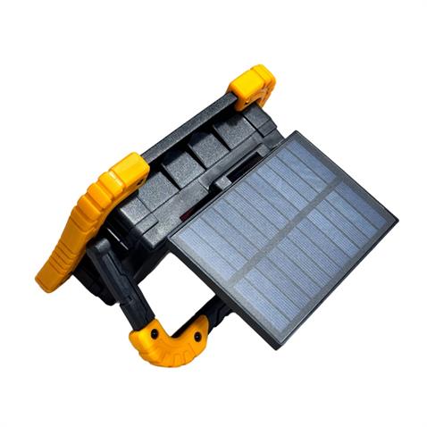 LAMBADA SOLAR 12V COB LEDLİ EL PROJEKTÖRÜ GÜNEŞ ENERJİLİ-ŞARJLI USB ÇIKIŞLI
